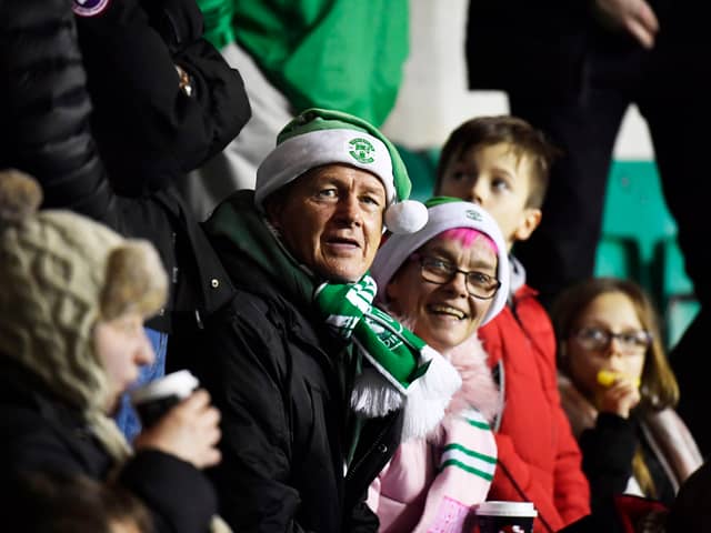 We take a look at some festive Hibs photos from over the years.