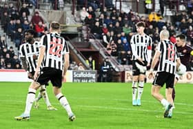 Lawrence Shankland added another two goals to his tally for the season (Pic: SNS)