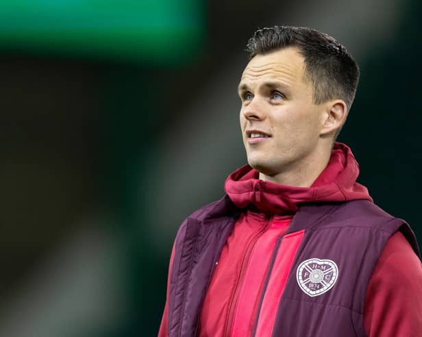 Lawrence Shankland is being linked with several clubs this month (Pic: SNS)