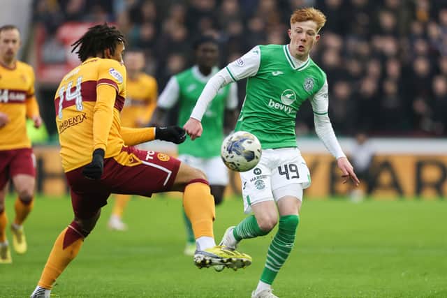 Rory Whittaker became the youngest Hibs player to make his first team debut in 2023/24 season