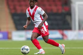Kanayo Megwa in action for the Championship side Airdrie