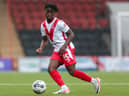 Kanayo Megwa in action for the Championship side Airdrie