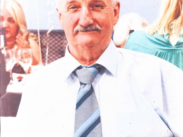 Brian Forbes, 70, died in a collision with a car in Musselburgh.