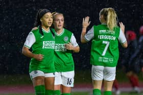 Hibs are fourth in the SWPL1. Credit: Malcolm Mackenzie