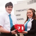 Defibrillators were installed in all Edinburgh's high schools after a campaign by the Evening News and the family of Jamie Skinner, who died, aged 13, after suffering cardiac arrest on the pitch during his debut match for Tynecastle FC.  Picture: Toby Williams.