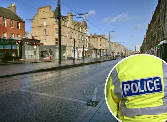 Police were called to reports of a disturbance at a premises on Leith Walk on Thursday, January 25