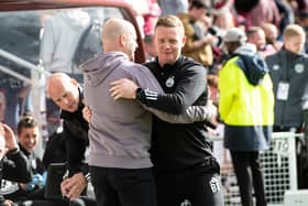 Steven Naismith and Barry Robson will meet later this evening as the Jambos welcome the Dons to Tynecastle