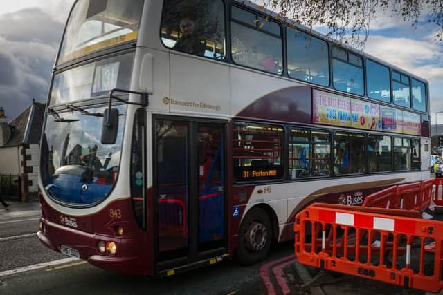 Demand from new developments along the A8/A89 corridor mean there needs to be one extra bus every minute during peak periods.  Picture: Steven Scott Taylor.