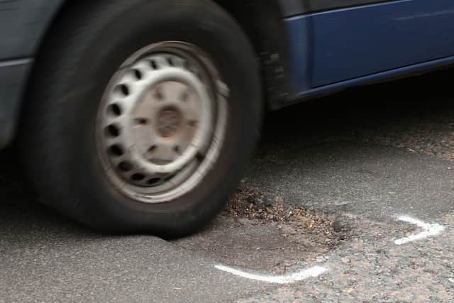 Edinburgh has been named the second worst city in the UK for potholes - and the worst for fixinng them.
Picture: Yui Mok/PA Wire 