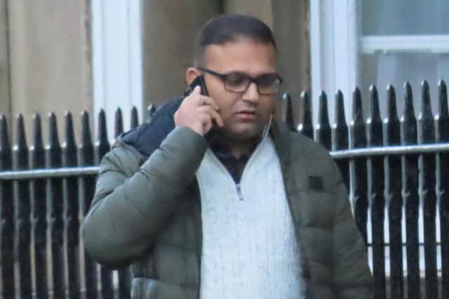 Rishi Bawa, 35, groped a police constable and a nurse while out socialising with police officers and civilian employees in pubs in Edinburgh city centre.