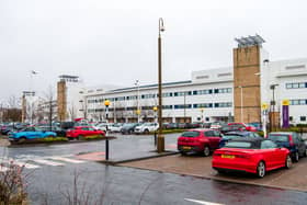 Unison says there are empty spaces in the Royal Infirmary car park which could be used if the staff car-share scheme was revised.
Picture: Ian Georgeson