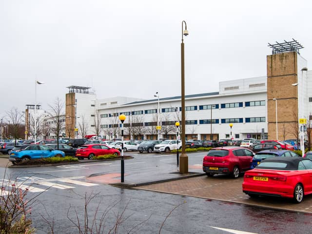 Unison says there are empty spaces in the Royal Infirmary car park which could be used if the staff car-share scheme was revised.
Picture: Ian Georgeson