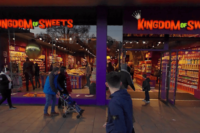 The former Kingdom of Sweets shop lies empty.