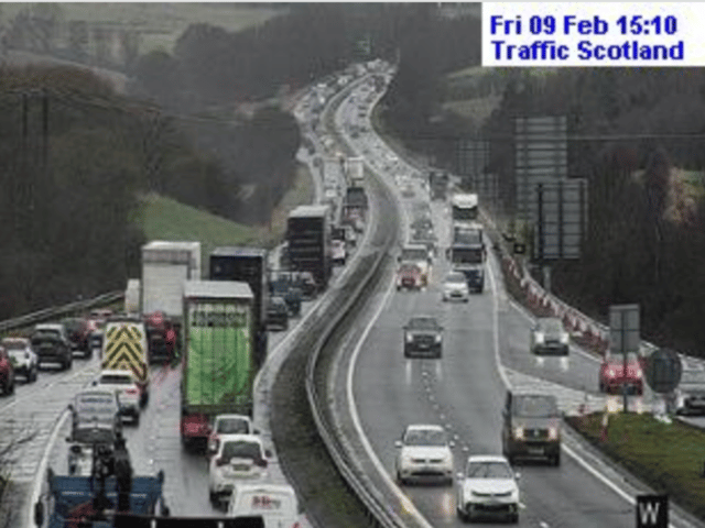 Heavy congestion has been reported on the Edinburgh City Bypass near Dreghorn Junction 
