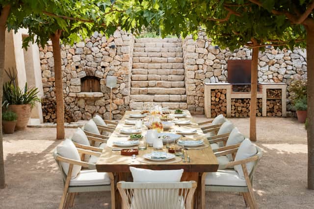 Omaze ARUK Million Pound House Superdraw Mallorca - Outdoor Dining. 
