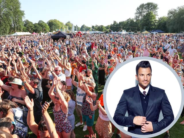 Peter Andre will appear at the  Edinburgh Foodies Festival in August.
