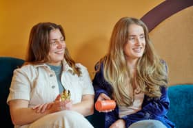 Isla Telfer and Jessica Watson have created 
menopause-focussed personal care brand GLORIAH. Photo by Jack Currie.