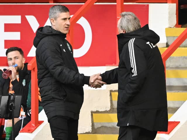 Monty and his old mentor reunited at PIttodrie.