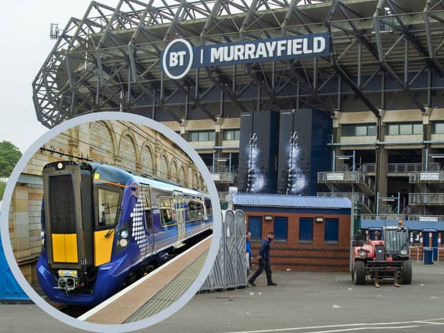 ScotRail has issued travel advice for rugby fans travelling to Scottish Gas Murrayfield to see Scotland play rivals England in the Six Nations this weekend. 