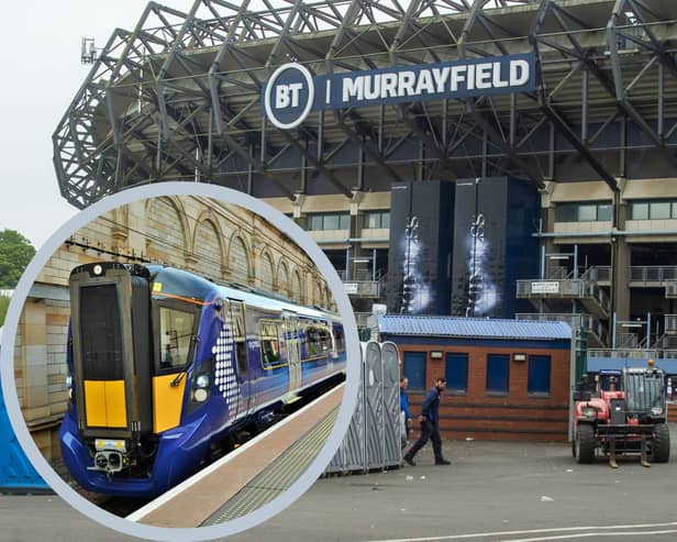 ScotRail has issued travel advice for rugby fans travelling to Scottish Gas Murrayfield to see Scotland play rivals England in the Six Nations this weekend. 