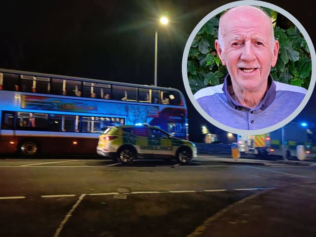 74-year-old male pedestrian Andrew Grant was taken to the Royal Infirmary of Edinburgh with serious injuries and sadly died on Thursday, February 22.