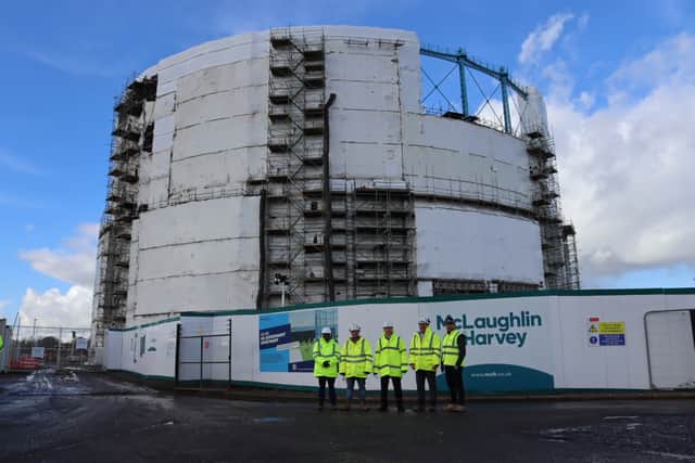 The gas holder project is due for completion in early 2025.