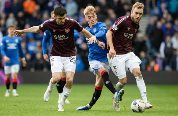 Hearts were put to the sword by Rangers