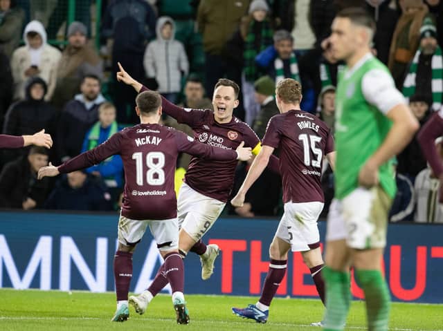 Shankland scored a pivotal goal in Leith