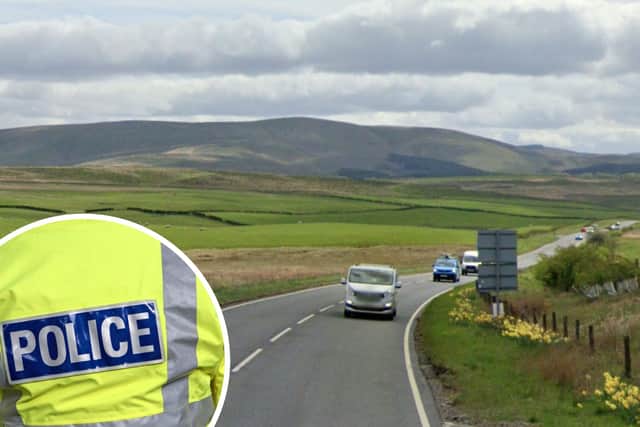 An 86-year-old man was pronounced dead at the scene and an 82-year-old woman remains in a critical condition following the crash on the A703
