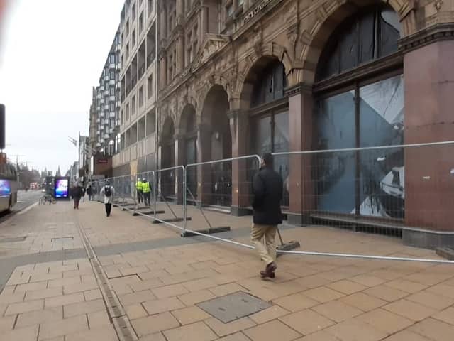 Fences go up for Jenners refit works set to start