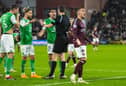 It was a dramatic night in Edinburgh between Hearts and Hibs.