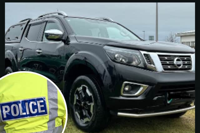 The car was stolen from an East Lothian property on February 26