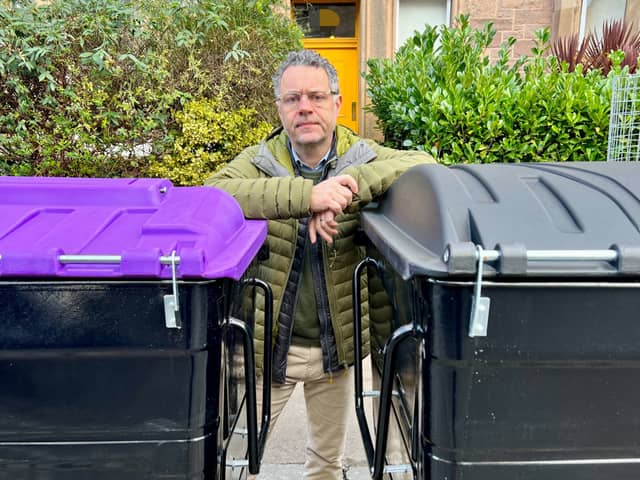 Nick Hepworth has hit out at the council after they refused to move bins from outside his daughter's bedroom window. He has branded the bin hubs scheme 'blatantly unfair'