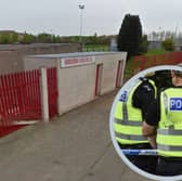 The daring afternoon theft of thousands of pounds worth of football equipment was made at Broxburn United Sports Club's Albyn Park base on February 14.