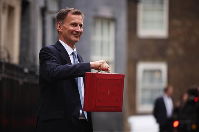 Scottish Tory pleas to Chancellor Jeremy Hunt over the windfall tax on oil companies fell on deaf ears.
Picture: Dan Kitwood/Getty Images