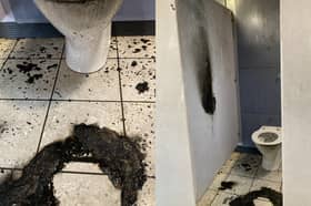 Vandals set fire to Tranent public toilets on Monday, March 12.