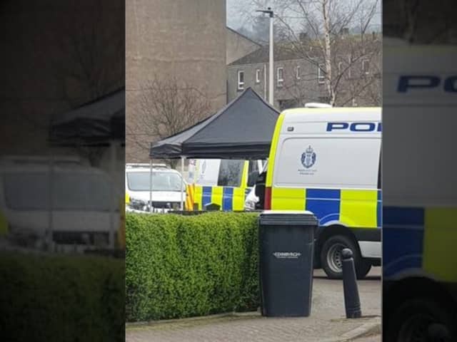 Police carried out a drugs raid at Spruce Way on March 12 