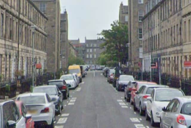 A 77-year-old man will be reported to Procurator Fiscal after he crashed his car into a tenement building on Cumberland Street in Edinburgh on March 15
