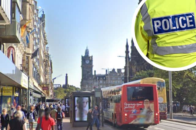 A 41-year-old woman was pronounced dead on Princes Street on Saturday night. Police say there are no suspicious circumstances