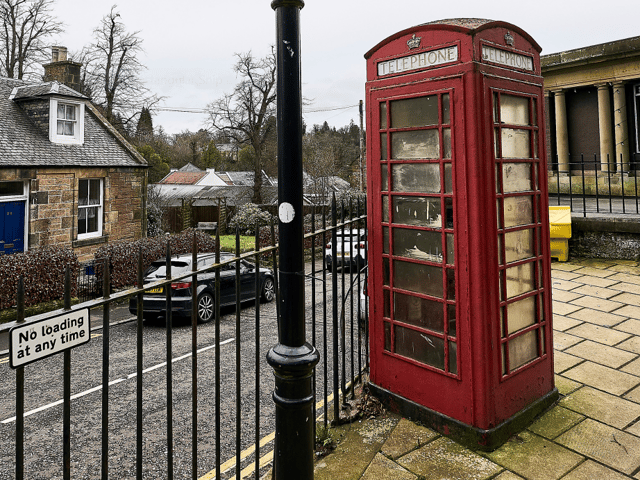 The listed phone box will be re-painted