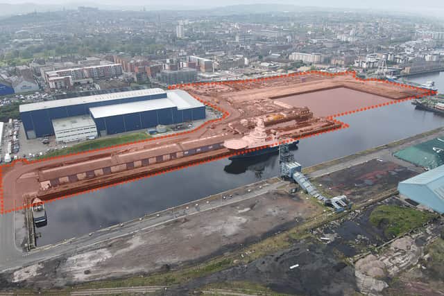 The Harbour 31 development would cover the area of Port of Leith highlighted in red.  
