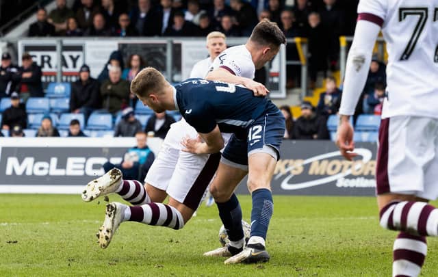 Hearts are appealing the decision to book Shankland's booking