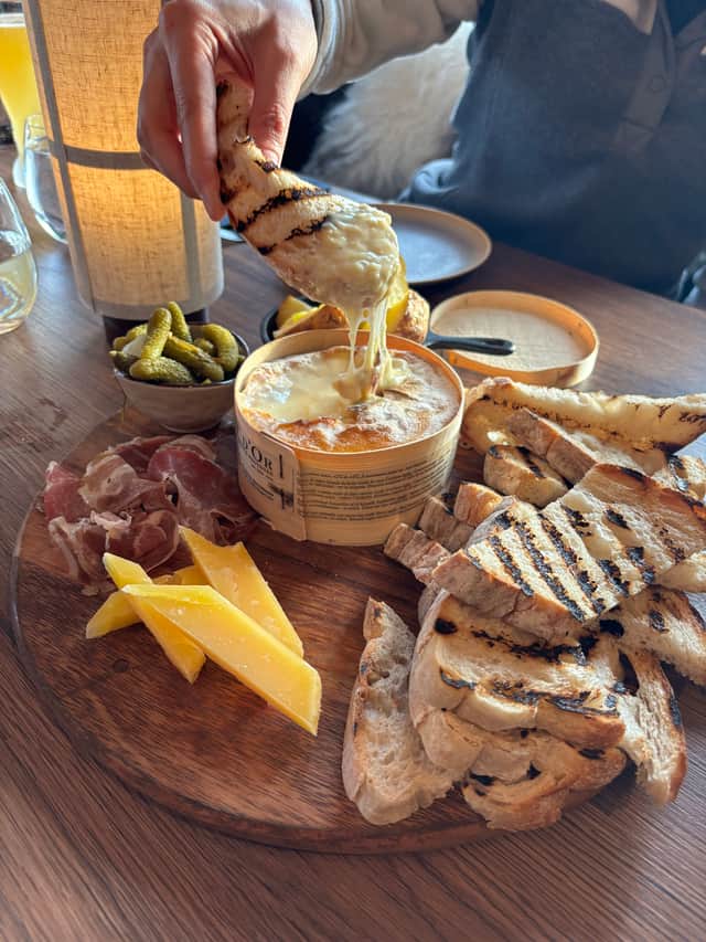 The charcuterie board at the Kikut Bistro was a perfect lunch before an afternoon of of skiing.