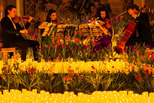 The special Edinburgh candlelight concerts will take place on April 20.