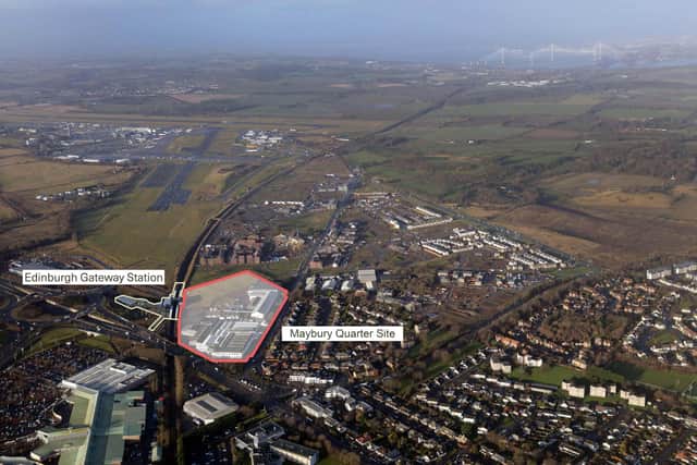 The new Maybury Quarter would take shape on the site of the former Saica packaging facility on Turnhouse Road 