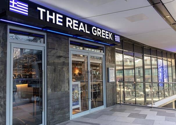 Kids under 12 eat free every Sunday for every £10 spend by adults at The Real Greek restaurant at St James Quarter, Edinburgh.