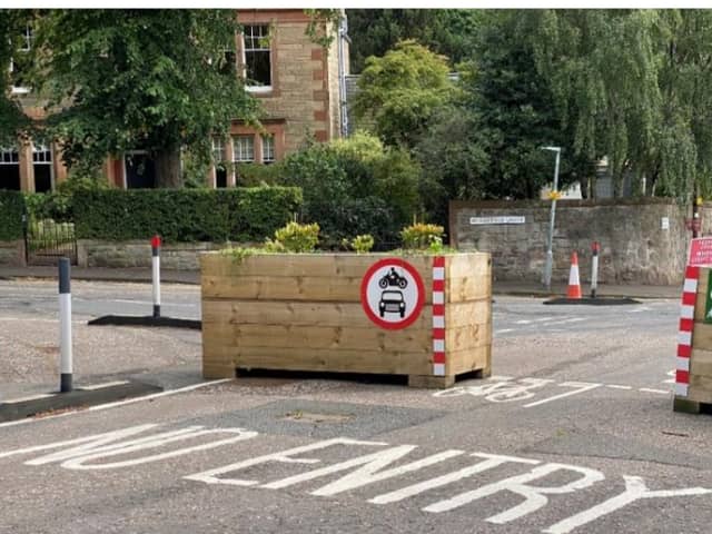 Planters in the Braid estate - installed to block access for vehicles at strategic points - are to be removed and a segregated cycleway installed.
