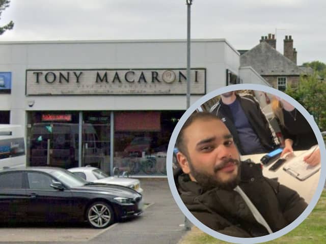 Staff at Tony Macaroni were left chasing unpaid wages when the restaurant chain closed their Barnton branch recently, with delivery driver Farhan Fazal (inset) among those affected.