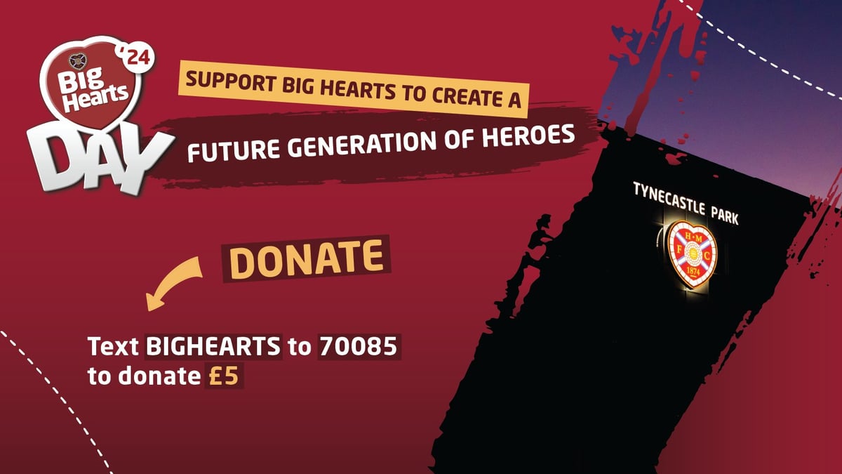 Big Hearts Day: Heroes to be celebrated at Tynecastle