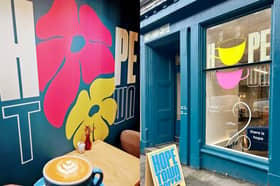 The new Hopetown Coffee shop, on Edinburgh’s Broughton Street.